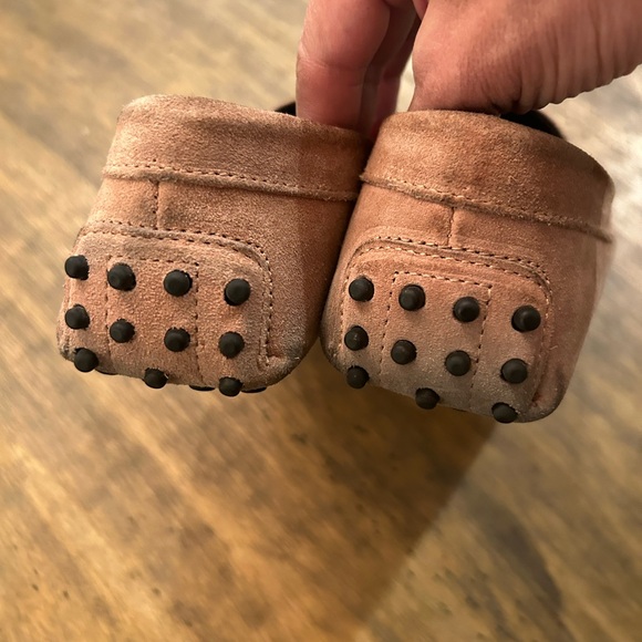 Aurélien soft suede pink driving loafers 39 made in Italy - Picture 4 of 12